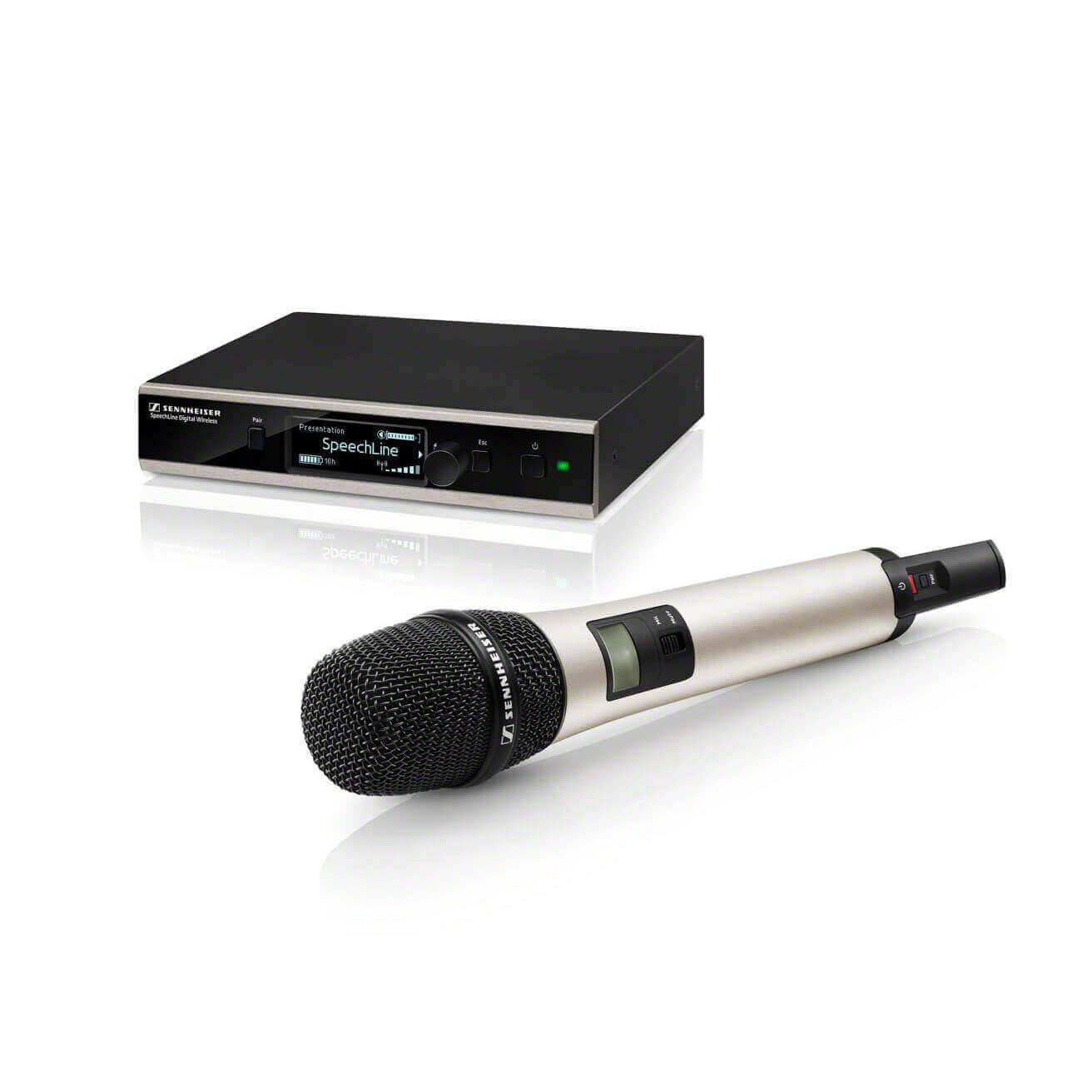 Sennheiser sl handheld set micrófono inalámbrico rm con kit de montaje en bastidor